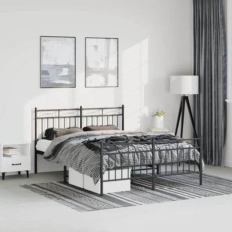 Metal Bed Frame Without Mattress 100X200Cm