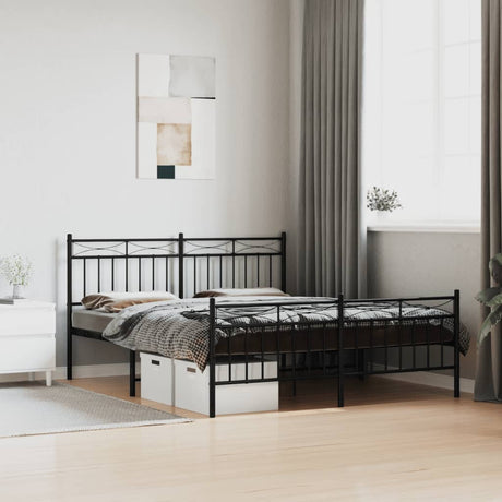 Metal Bed Frame Without Mattress 100X200Cm