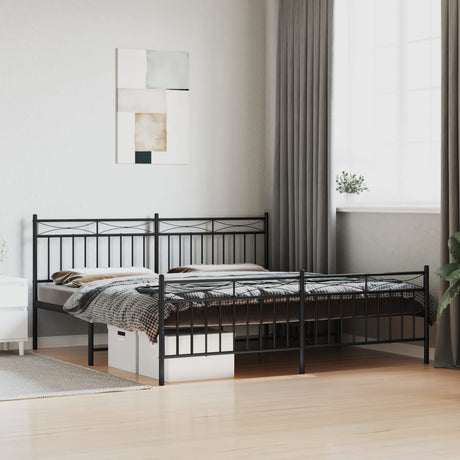Metal Bed Frame Without Mattress 100X200Cm