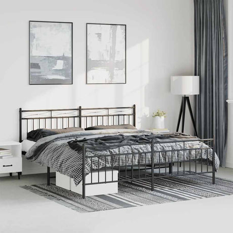 Metal Bed Frame Without Mattress 100X200Cm