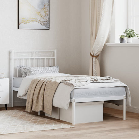 Metal Bed Frame Without Mattress 100X200Cm
