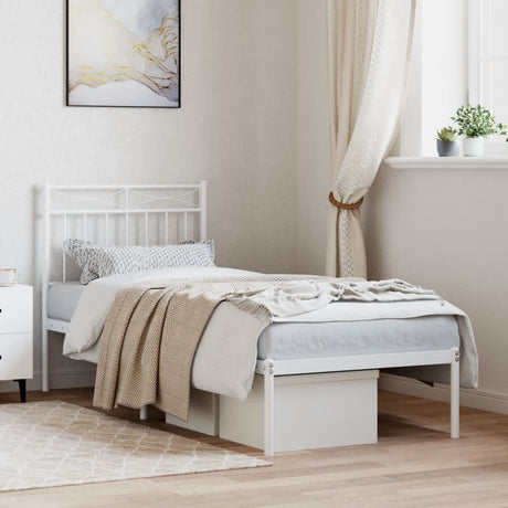 Metal Bed Frame Without Mattress 100X200Cm