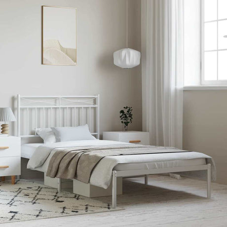 Metal Bed Frame Without Mattress 100X200Cm