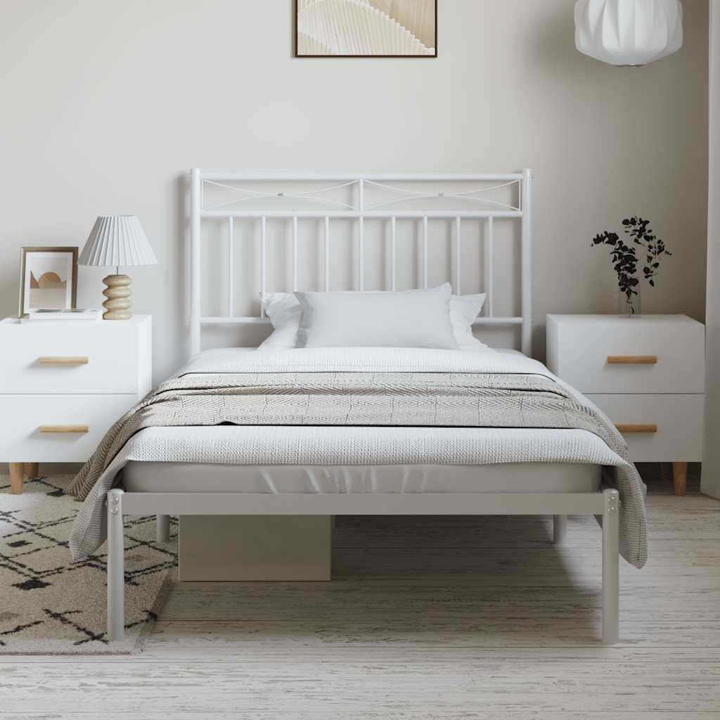 Metal Bed Frame Without Mattress 100X200Cm