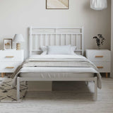 Metal Bed Frame Without Mattress 100X200Cm