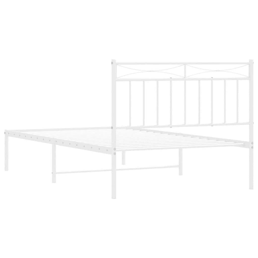 Metal Bed Frame Without Mattress 100X200Cm