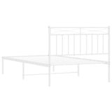 Metal Bed Frame Without Mattress 100X200Cm