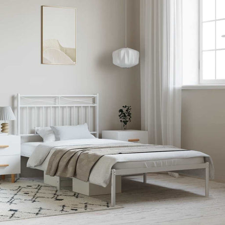 Metal Bed Frame Without Mattress 100X200Cm