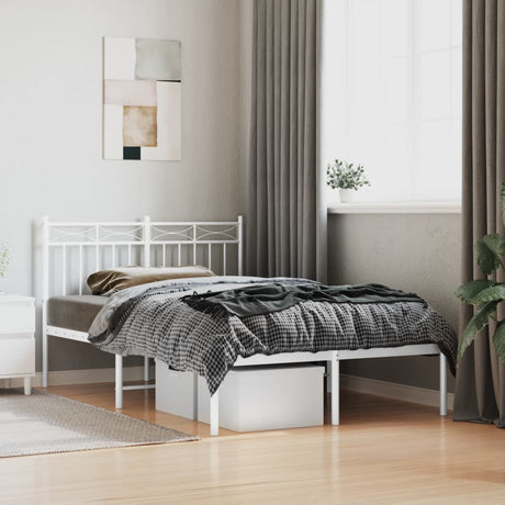 Metal Bed Frame Without Mattress 100X200Cm