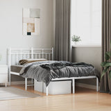 Metal Bed Frame Without Mattress 100X200Cm