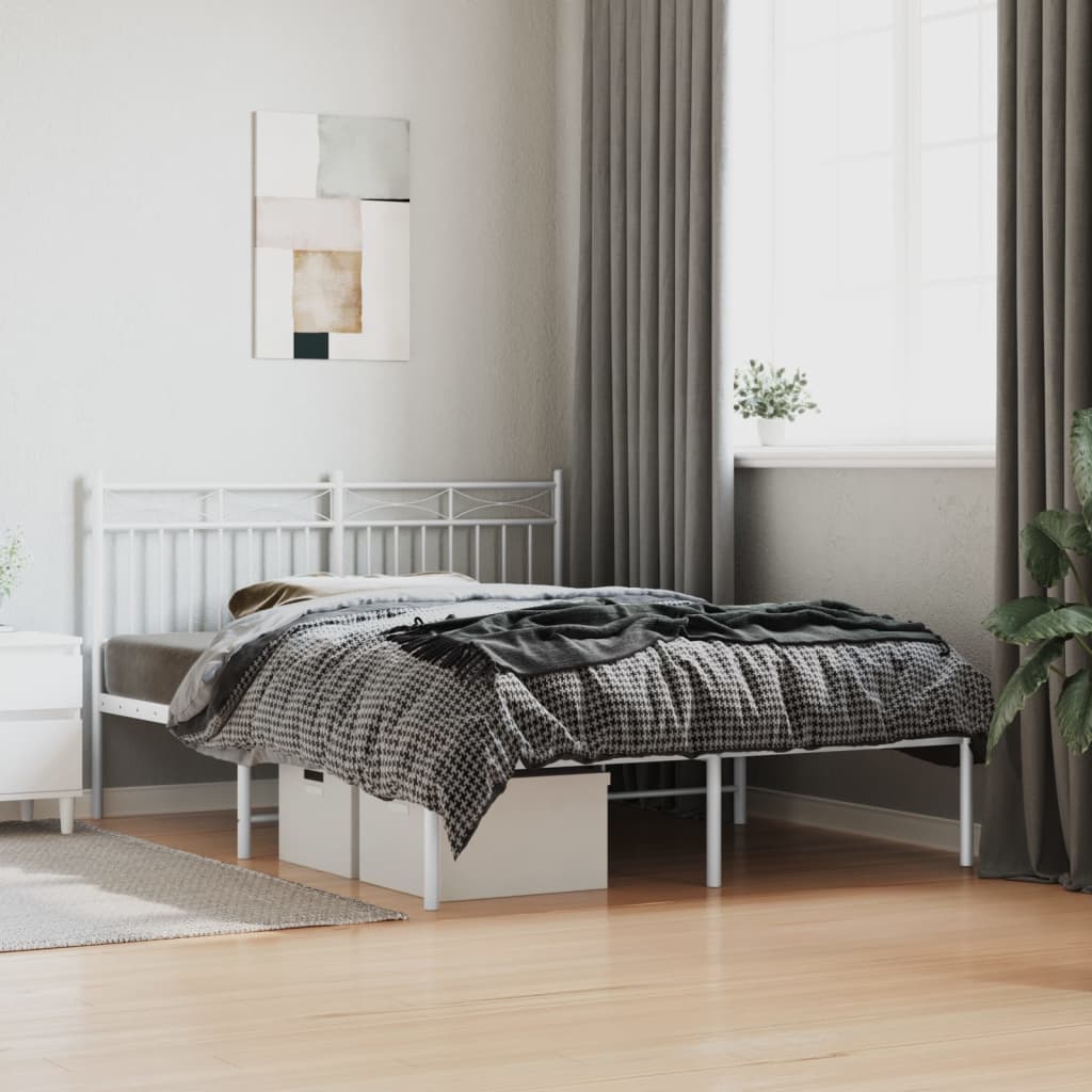 Metal Bed Frame Without Mattress 100X200Cm