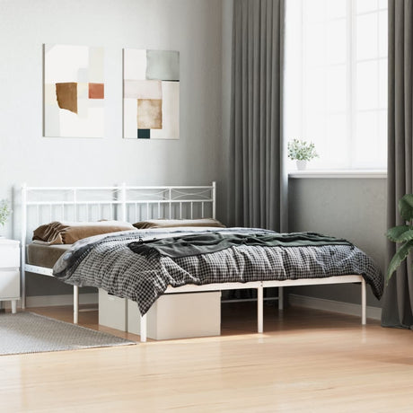Metal Bed Frame Without Mattress 100X200Cm