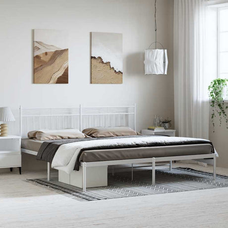 Metal Bed Frame Without Mattress 100X200Cm