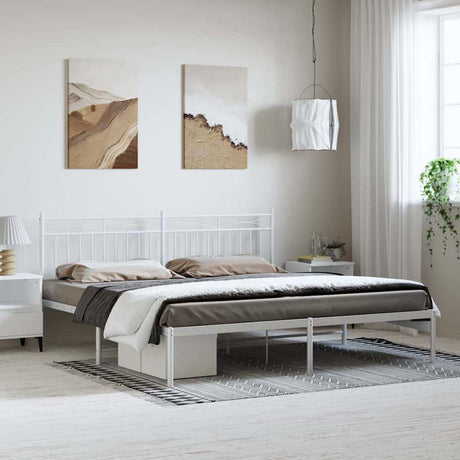 Metal Bed Frame Without Mattress 100X200Cm