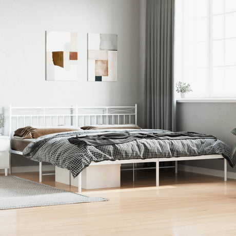 Metal Bed Frame Without Mattress 100X200Cm