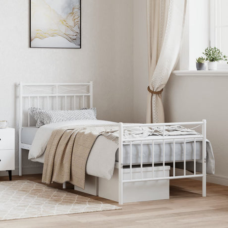 Metal Bed Frame Without Mattress 100X200Cm