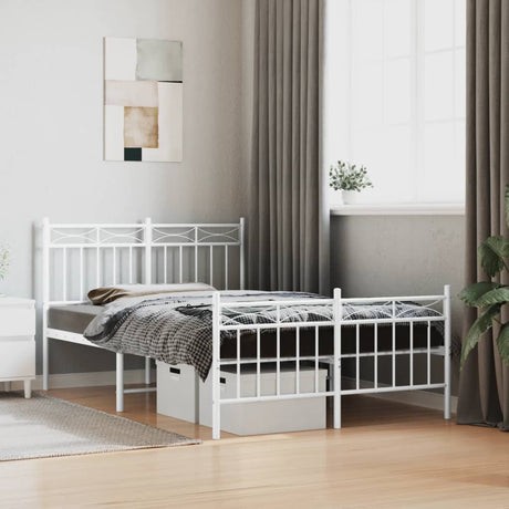 Metal Bed Frame Without Mattress 100X200Cm