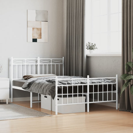 Metal Bed Frame Without Mattress 100X200Cm
