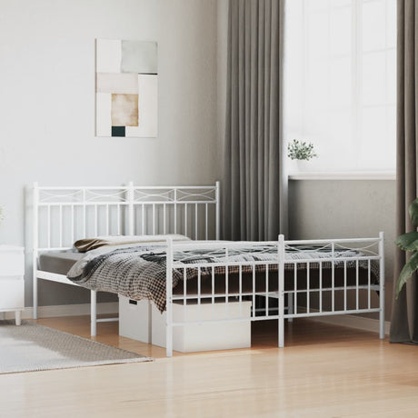 Metal Bed Frame Without Mattress 100X200Cm