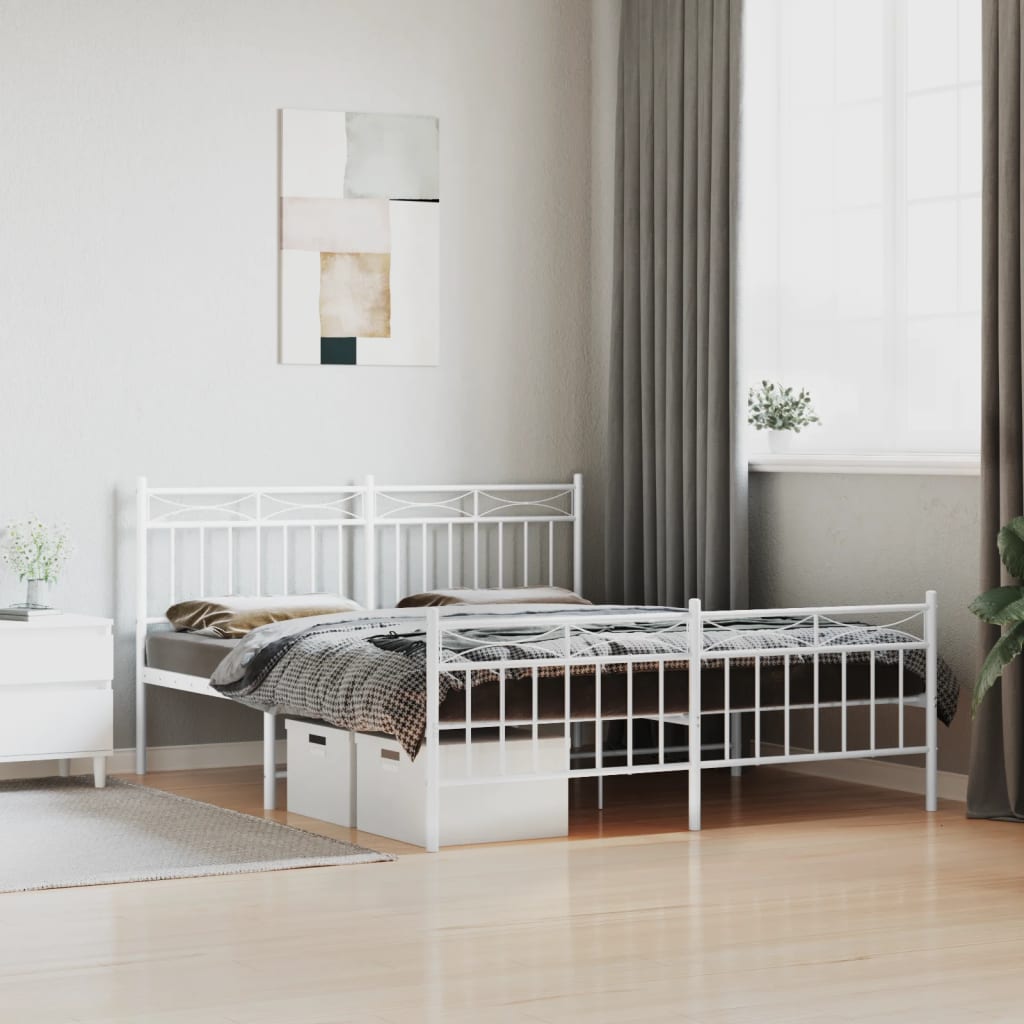 Metal Bed Frame Without Mattress 100X200Cm