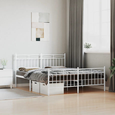 Metal Bed Frame Without Mattress 100X200Cm
