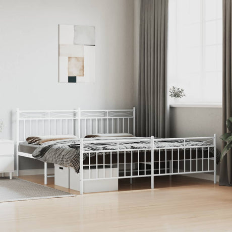 Metal Bed Frame Without Mattress 100X200Cm