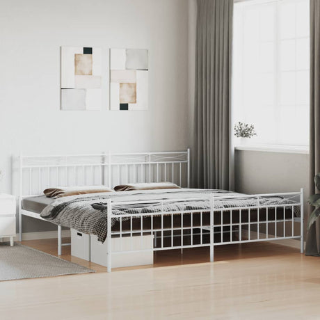 Metal Bed Frame Without Mattress 100X200Cm