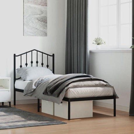 Metal Bed Frame Without Mattress 90X200Cm