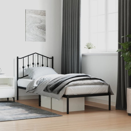 Metal Bed Frame Without Mattress 90X200Cm