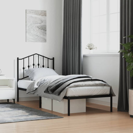 Metal Bed Frame Without Mattress 90X200Cm