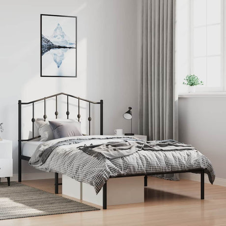 Metal Bed Frame Without Mattress 90X200Cm