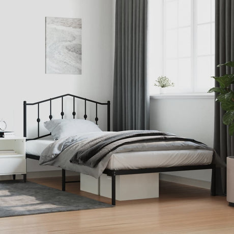Metal Bed Frame Without Mattress 90X200Cm