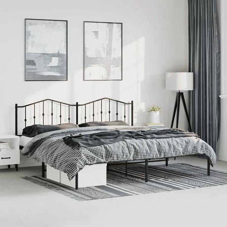 Metal Bed Frame Without Mattress 90X200Cm