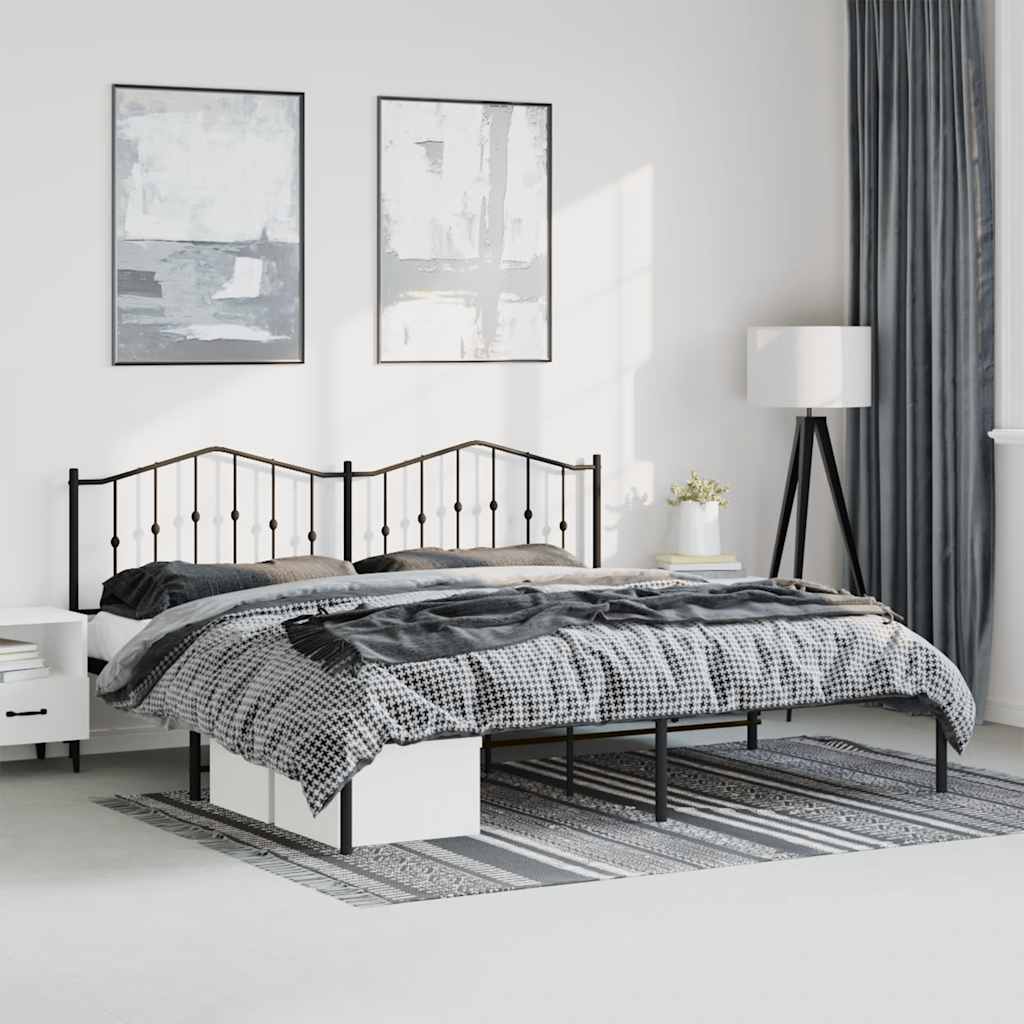 Metal Bed Frame Without Mattress 90X200Cm