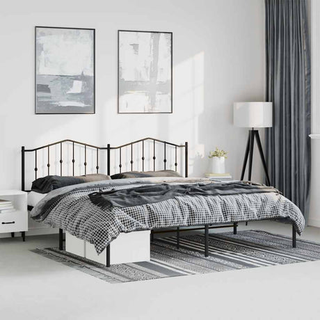 Metal Bed Frame Without Mattress 90X200Cm