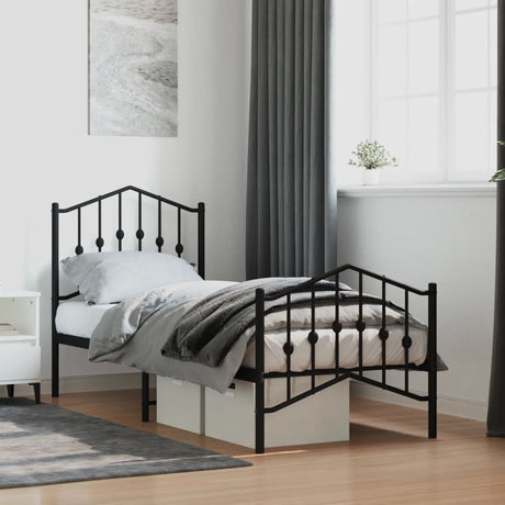 Metal Bed Frame Without Mattress 90X200Cm