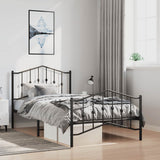 Metal Bed Frame Without Mattress 90X200Cm