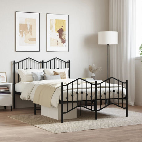 Metal Bed Frame Without Mattress 90X200Cm
