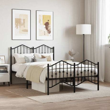 Metal Bed Frame Without Mattress 90X200Cm