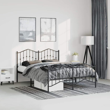 Metal Bed Frame Without Mattress 90X200Cm