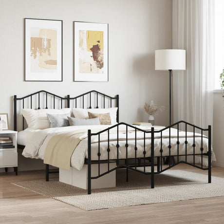 Metal Bed Frame Without Mattress 90X200Cm