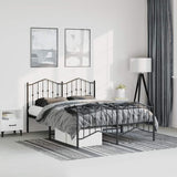 Metal Bed Frame Without Mattress 90X200Cm