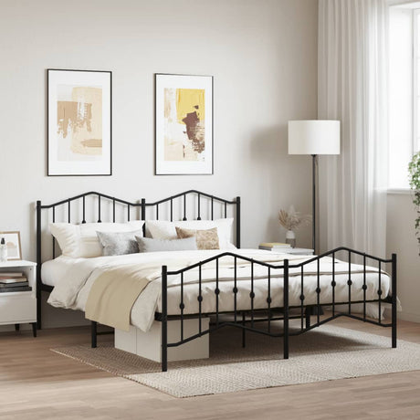 Metal Bed Frame Without Mattress 90X200Cm