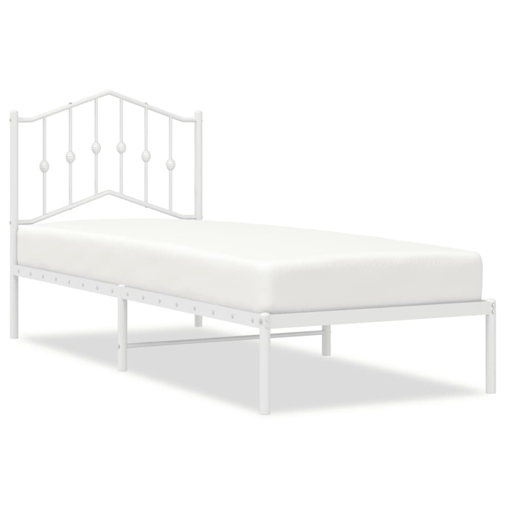 Metal Bed Frame Without Mattress 90X200Cm