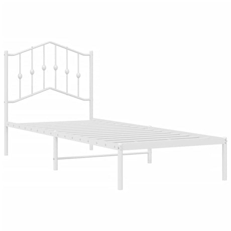 Metal Bed Frame Without Mattress 90X200Cm