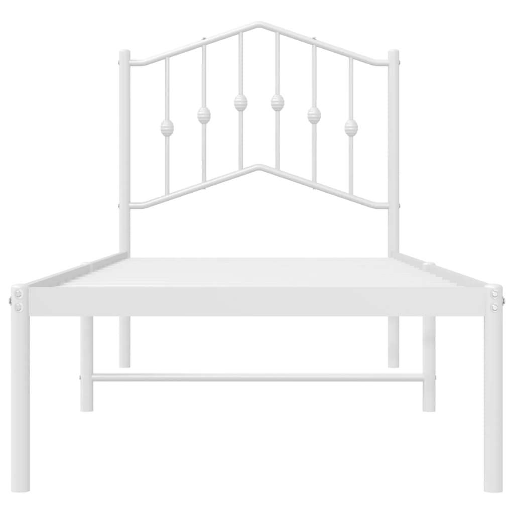 Metal Bed Frame Without Mattress 90X200Cm