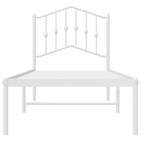 Metal Bed Frame Without Mattress 90X200Cm