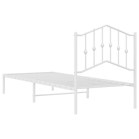 Metal Bed Frame Without Mattress 90X200Cm