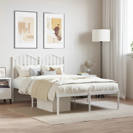 Metal Bed Frame Without Mattress 90X200Cm