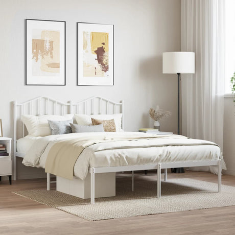 Metal Bed Frame Without Mattress 90X200Cm